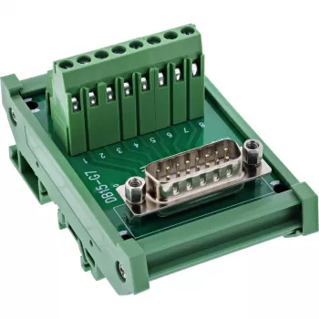 InLine 92502D vadu savienotājs Spaiļu bloks / D-Sub 15 zaļš