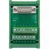 InLine 92502D vadu savienotājs Spaiļu bloks / D-Sub 15 zaļš