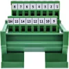 InLine 92502D vadu savienotājs Spaiļu bloks / D-Sub 15 zaļš