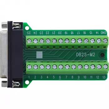 InLine 92502E wire connector Terminal block / D-Sub 25 zaļa