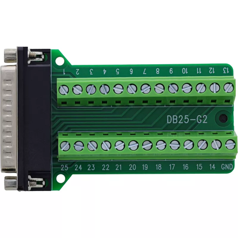 InLine 92502F vadu savienotājs Spaiļu bloks / D-Sub 25 Zaļa