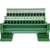 InLine 92502G vadu savienotājs Termināla bloks / D-Sub 25 Zaļš