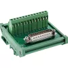 InLine 92502I stieples savienotājs Spaiļu bloks / D-Sub 25 Zaļš