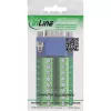 InLine 92503B stieples savienotājs Spaiļu bloks, VGA (HD15) Zils, Zaļš