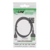 InLine 92504G vadu savienotājs USB-A / Spaiļu bloks, 5 kontaktu Melns, Zaļš