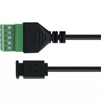 InLine 92504D vada savienotājs Micro USB / spaiļu bloks, 5 kontaktu Melns, Zaļš