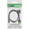 InLine 92504I vadu savienotājs USB-B / Spaļu bloks, 5 kontaktu, melns, zaļš