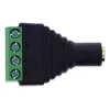 InLine 92504K vadu savienotājs 3,5 mm 4 kontaktu ligzda TRRS / Spaiļu bloks 4 spailes Melns, Zaļš