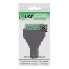 InLine 92504K vadu savienotājs 3,5 mm 4 kontaktu ligzda TRRS / Spaiļu bloks 4 spailes Melns, Zaļš