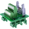 InLine 92504O vadu savienotājs IDC 10 / Spaiļu bloks 5 spailes Zaļa, Gaiši pelēka
