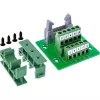 InLine 92504O vadu savienotājs IDC 10 / Spaiļu bloks 5 spailes Zaļa, Gaiši pelēka
