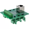 InLine 92505A vadu savienotājs RJ45 8P8C / Spaiļu bloks 9 spailes Zaļš
