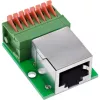 InLine 92505F vada savienotājs RJ45 Cat.5e 8P8C / Spaiļu bloks, 8 kontaktu, zaļš