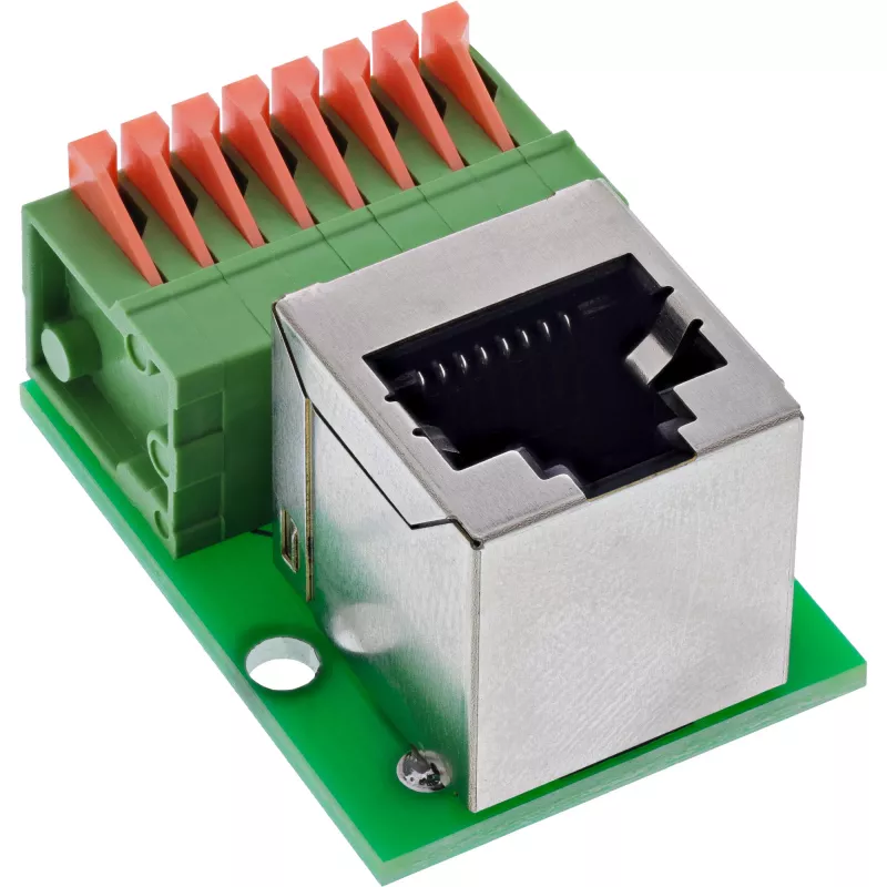 InLine 92505G vada savienotājs RJ45 Cat.5e 8P8C / Spaiļu bloks, 8-pinu zaļš