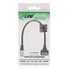 InLine 92505I stieples savienotājs RJ45 Cat.5e 8P8C / spaiļu bloks, 8 kontaktu, melns
