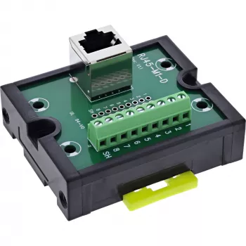 InLine 92505J vadu savienotājs RJ45 8P8C / Spaiļu bloks, 9 kontaktu, Melns, Zaļš