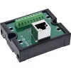 InLine 92505J vadu savienotājs RJ45 8P8C / Spaiļu bloks, 9 kontaktu, Melns, Zaļš