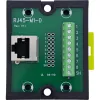 InLine 92505J vadu savienotājs RJ45 8P8C / Spaiļu bloks, 9 kontaktu, Melns, Zaļš