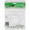 InLine 35122W USB kabelis USB 2.0 2 m USB A 2 x USB C Balts