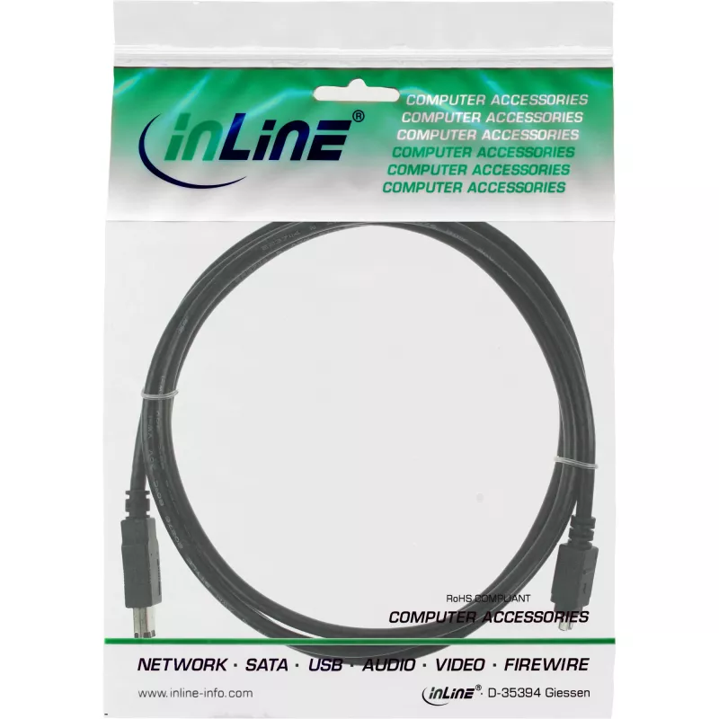 USB kabelis InLine 35141W — datu kabelis, modelis 35141W