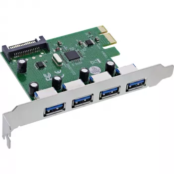 InLine 76666M interfeisa kartes/adapteri Iekšējs USB 3.2 Gen 1 (3.1 Gen 1)