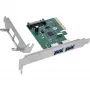 InLine 76666N saskarnes kartes/adapteri Iekšējais USB 3.2 Gen 2 (3.1 Gen 2)