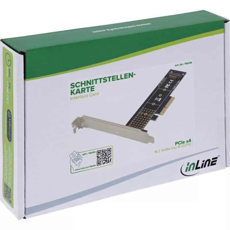 Interfeisa adapteris InLine 76619I — InLine 76619I ārējā interfeisa karte/adapteris