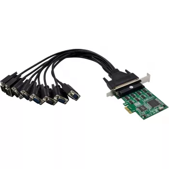 InLine 76660Z 8 portu RS-232 PCIe seriālā karte