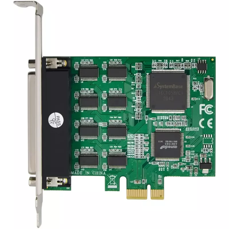 InLine 76660Z 8 portu RS-232 PCIe seriālā karte