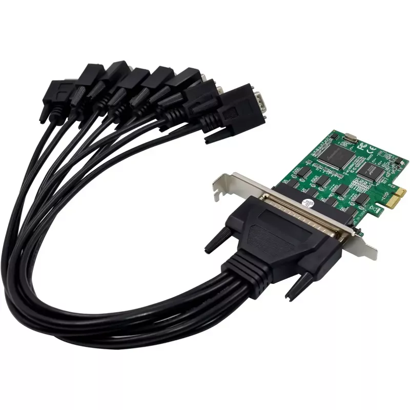 InLine 76660Z 8 portu RS-232 PCIe seriālā karte