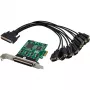 InLine 76660Z 8 portu RS-232 PCIe seriālā karte