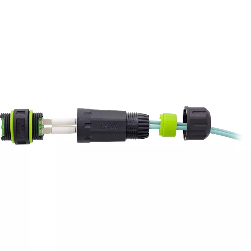 Kabeļu savienotāja pārveidotājs InLine 69927B — adapteris savienotāja polaritātes maiņai
