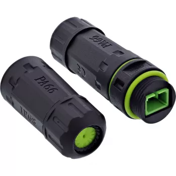 Kabeļu savienotāja adapteris InLine 69927D — RJ45 iekšējais tīkla savienotāja adapteris