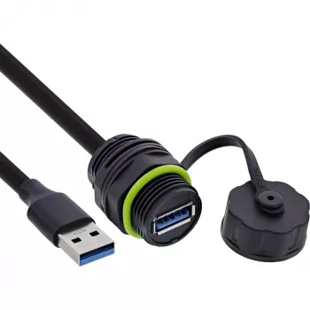 USB dzimuma pārveidotāja adapteris InLine 69927S — USB A sieviešu uz USB A sieviešu