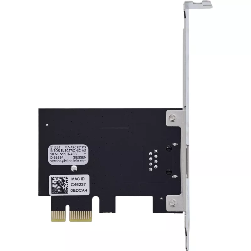 InLine 51125T tīkla karte Iekšējais Ethernet 2500 Mbit/s