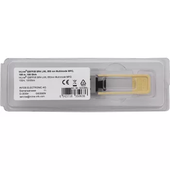 InLine 32336E tīkla raiduztvērēja modulis Optiskā šķiedra 100000 Mbit/s QSFP28 850 nm