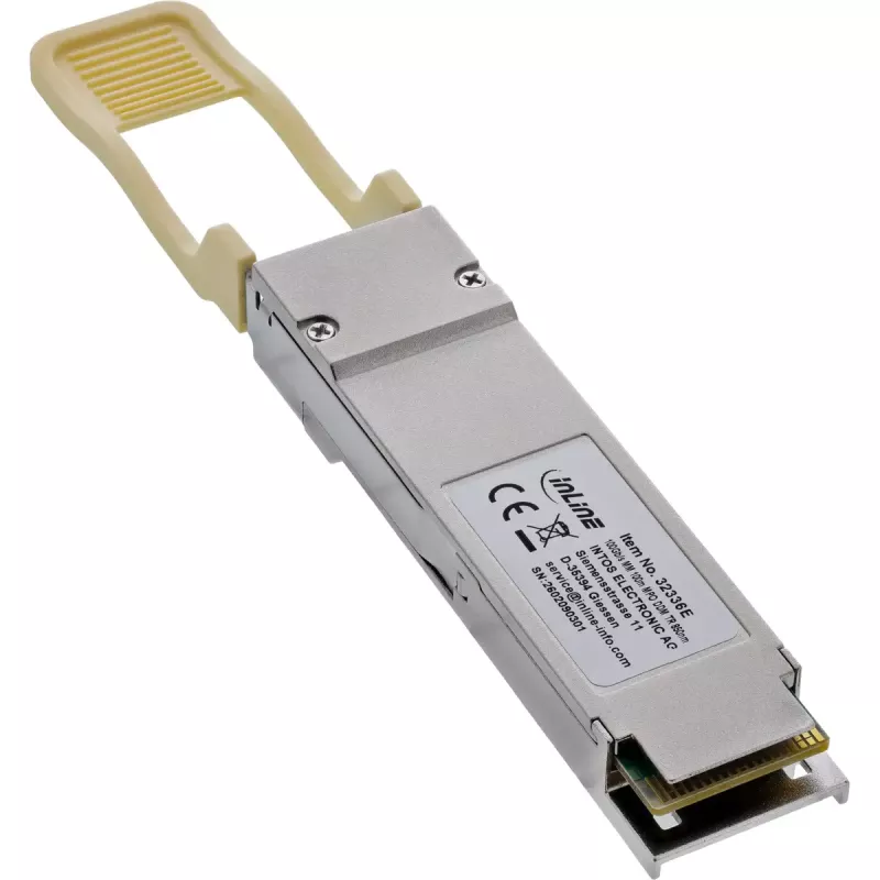 InLine 32336E tīkla raiduztvērēja modulis Optiskā šķiedra 100000 Mbit/s QSFP28 850 nm