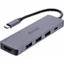 InLine 33271A saskarnes centrmezgls USB 3.2 Gen 1 (3.1 Gen 1) Type-C 5000 Mbit/s pelēks