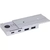 InLine 35395M saskarnes centrmezgls USB 3.2 Gen 2 (3.1 Gen 2) Type-C 10000 Mbit/s Sudraba krāsā