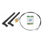 SHUTTLE WLN-M22 WLAN komplekts — Intel AX210 M.2 Wi‑Fi 6E (Trīsjoslu 2,4/5/6 GHz) ar Bluetooth 5.2 un 2x2 ārējām antenām