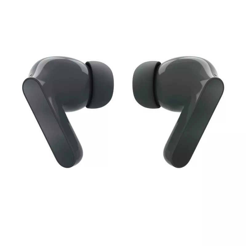 Austiņas MOTOROLA Moto Buds Bass TWS Bluetooth ievietojamās zvaniem un mūzikai, melnas, 51 g