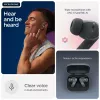 Austiņas MOTOROLA Moto Buds Bass TWS Bluetooth ievietojamās zvaniem un mūzikai, melnas, 51 g