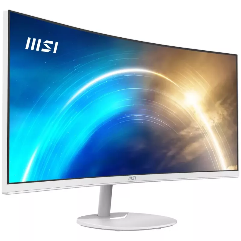 MSI Pro MP341CQ datora monitors 86,4 cm (34 collas) 3440 x 1440 pikseļi UltraWide Quad HD balts