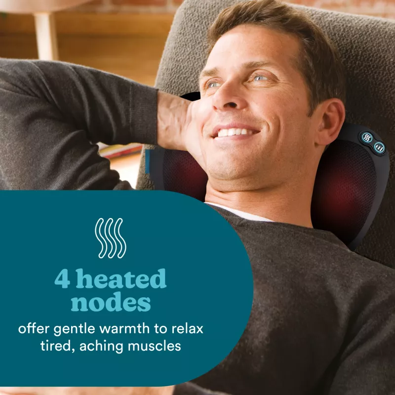 HoMedics SP-45H-EB masieris mugurai, kājām, kaklam, pleciem, melns