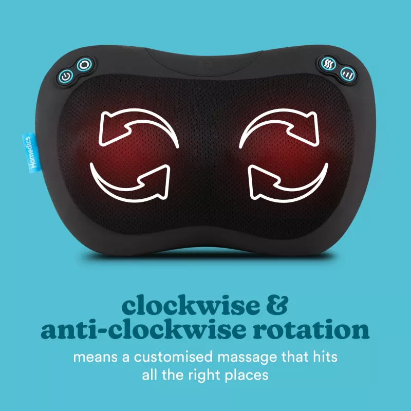 HoMedics SP-45H-EB masieris mugurai, kājām, kaklam, pleciem, melns