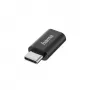 savienotāju adapteris Hama 00200310 Micro USB uz USB-C Melns