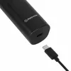 Bezvadu uzlādējamais matu trimeris MANTA HT-01BK — USB-C, IPX7 ūdensizturīgs, 90 min baterija, 6 + 4 magnētiski uzgaļi