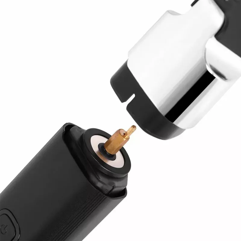 Bezvadu uzlādējamais matu trimeris MANTA HT-01BK — USB-C, IPX7 ūdensizturīgs, 90 min baterija, 6 + 4 magnētiski uzgaļi