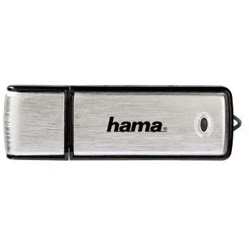 Hama Fancy 128GB USB 2.0 USB zibatmiņa USB Type-A Melna, Sudraba