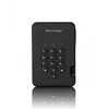iStorage diskAshur2 256-bitu 1 TB USB 3.2 drošs šifrēts cietvielu disks - melns IS-DA2-256-SSD-1TB-B